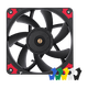 
noctuaNOCTUA NF-A12X15 ultra-thin chassis fan PWM intelligent temperature control 12cm silent computer cooling 12015 NF-A12x15 PWM CH.BK.S black
