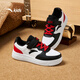 ANTA children's sports shoes for boys and girls with Velcro low-top campus white shoes easy sneakers A12448088