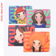 Lu Xinyuan YOUK SHIM WON/Lu Xinyuan Illustration Driver's License Card Holder Driver's License E429LIJX0F