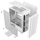 Patriot V18 computer desktop mainframe MATX chassis acrylic multi-mesh strong heat dissipation and beautiful appearance supports 240 water cooling V18 white (front mesh/MATX motherboard/graphics card 32CM)