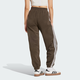 Adidas ADICOLOR TRACK JOGGERS Loose, soft, comfortable, fashionable retro sports knitted sweatpants, women's brown XL