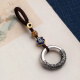 Leledi car pendant, auspicious cloud pattern safety buckle, men's and women's pendant, jewelry pendant rope, auspicious cloud pattern key chain