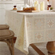 Table cloth waterproof, oil-proof, no washing and anti-scalding tea table cloth cover dining table mat pvc rectangular plastic table cloth sense FR653 pearlescent-Begonia 60*120cm
