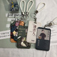 Япония и Америка Новая карта набор симпатичных INS Style Student Id Set Setteen Столовая карта Знаки карты карты карты Campus Card Card Card Банка. Набор документов Doccom