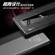铠萌【真皮翻盖】适用于华为mate30rs保时捷手机壳头层牛皮保护套智能视窗全包防摔高档轻奢商务 玄黑色