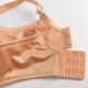 KMKO Purple Lan Underwear SW7373 Bra side-closing adjustment thin cup large bra Apricot skin 80D