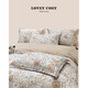 LOVEY COSY light luxury autumn and winter style cotton fur coated cartoon cartoon print children's comfortable and fresh bed four-piece set of daily necessities Xiaomeihao-pink 2-meter bed sheet four-piece-suitable for 220x240 quilt