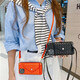 Lieehehaen (Lieehehaen) Apple Telefon Hülle Münz Brieftasche geflochtene Crossbody -Gurtkarte Personalisierte kreative Leder -Frauen -Kartenbeutel Personalisierte kreative kreative Anti -Fall -Strick -Muster -Change -Kartenbeutel + Crossbody Lanyard 6,1 Zoll - exklusiv für Apple iPhone11