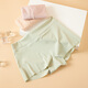 Langsha boxer underwear for women ice silk mid-waist summer thin style without traces 4-piece pure cotton crotch breathable girl boxer 1365 black + skin color + pink + green 4 pieces L Recommended 100-120Jin [Jin equals 0.5 kg]
