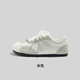 Beier Puff weiße Schuhe für Frauen im Herbst Neue 2024 Schuhe mit vielseitigem Nischen flach alleinige Deutsche Trainingschuhe B3519 Beige 35