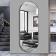 Babuqi aluminum alloy dressing mirror household full-body mirror wall hanging fitting mirror wall hanging mirror wall hanging mirror wall hanging bedroom light luxury brass gold brushed 400mm*1500mm safety and explosion-proof