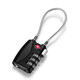 iGear padlock luggage lock dormitory door lock tool box lock warehouse car door anti-theft lock lock lock lock helmet lock 3-digit password TSA customs lock JM-719-B