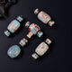 Sarara Accesorios culturales Star Moon Little Vajra Bodhi 108 Piezas Set Pulselas Budistas Baderas Cabeza cuatro sets Diysn3878 Estilo 10 [Tamaño de gran tamaño] Recomendado con 14m-15m
