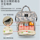Die neue handgehaltene Muttertasche von Beibei Katze 2023 Mode Rucksack mit großer Kapazität Rucksack Multifunktionaler Mutter und Babytasche Neue Tarnung + Haken mit großer Kapazität wasserdicht senden