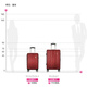 Diplomat Diplomat Suitcase Fashion Suitcase Men Boarding Case Student Mot de passe Étudiant Box Case Femme TC-692 Série rouge Zipper 28 pouces - Convient à longue distance [Besoin de vérifier]