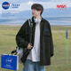 Nasagood Oficial de chaqueta masculina para hombres Spring y otoño El uniforme de béisbol para hombres ropa casual de hombres sueltos japoneses japoneses blancos [estilo regular] xl