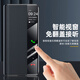 Pingpeng Huawei Matex6 Mobiltelefon Hülle Echtes Leder METE X6 Collector's Version Magnetic Lap Smart Bracket Full-Inclusive-Schutzhülle Obsidian Black Huawei matex6/x6 Collector's Version