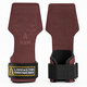 Laura Star LS0712 assist with deadlift pull-up fitness gloves palm protection single bar dumbbell cowhide sports wrist guards non-slip brown [Christmas back/palm width 5CM] All size
