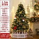 Abaoli Christmas Tree Set Christmas Decorations Mall Shop School Home Christmas Scene 1.5 Meter Luxury Encryption
