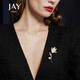 Jay brooch, high-end female corsage, suit accessories, pin, birthday gift for mother, mother-in-law, elders
