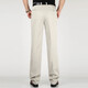 
Liangxin Chengpin casual pants men's ice silk cotton spring and summer thin high waist loose comfortable elastic long trousers business casual straight pants 1595 meters gray 38 waist circumference 3 feet 1