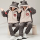 Jeunes mots d'amour couple pyjamas en automne et hiver plus en velours épaissis pour les filles garçons et garçons Coral Velvet Hooded Home Clothing Set YPF3899 Bear femelle L (100-110jin [Jin est égal à 0,5 kg]))