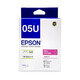 爱普生（EPSON）原装05U 05N墨盒WF-4838 WF-7848 7318 7841打印机黑色彩色墨盒 墨水 原装墨盒05U红色(约打印1200页)