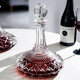 DWIGHT (DWIGHT) high-end light luxury crystal glass red wine decanter household with lid wine quick wine divider pouring wine bottle wine set Brilliant model with lid decanter 1.2L + gift box
