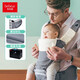 Hug bear baby strap waist stool multi-function foldable baby strap shock absorbing cushion silicone non-slip children baby sit stool AX19 Baoliang Blue-Air_Breathable
