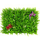 Huawoli simulated lawn (with flowers Eucalyptus 40*60) simulated plant wall green plant wall fake lawn turf wall decoration
