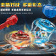 Cxxyj new Duo Tuo Double Character Tobby Boy Boy Magic Alloy Blasting Gyro Magic Lighting Lighting Lighting Lighting Gyro Abyss Shadow Black E -commerce Box