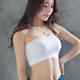 Korean style anti-exposure tube top bottoming underwear for women, short style, thin strapless top, bra, white (tube top), one size fits all