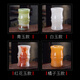 Qintinglanjing Natural Jade Largegröße Pinselhalter Ornament Study Office Dekoration Geschenk Chinesischer Stil Herren-Promotion Geschenk Bambus Flasche Stifthalter mit Messingbasis-B12802