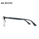 
MOLSION Mosen myopia glasses eyebrow frame TR glasses can be matched with degree anti-blue light MJ6193 B70 silver upper eyebrow transparent dark blue gray single frame