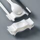 Youlaifu ceramic chopstick holder Chinese dining table public chopstick holder hotel commercial chopstick pillow chopstick holder household chopstick holder pure white chopstick holder (three uses) 5 pack