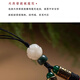 Dipur short mobile phone lanyard hanging on the wrist hand-woven anti-fall bodhi lotus retro style mobile phone chain pendant anti-lost rope [burgundy]