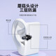 Plausos para los oídos de Mizuno (Mizuno) Plaus de baños y otitis Media Plausos para los oídos impermeables Artifacto de entrada de agua Modelo clásico - Gris (paquete de tres pilares)
