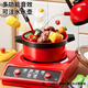 
Toys Agents Team Children's Mini Kitchen Playing House Cooking Toys Induction Cooker 3-6 Years Old Cherry Children's Day Gift
