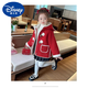 迪士尼（Disney）女童加绒羊羔毛外套秋冬2024新款洋气时髦儿童女宝宝皮毛一体冬装 红色小熊加绒外套 110建议身高100以下3-4岁