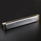 
Tongbao TOMBO harmonica 6624S collection model high-end all-metal copper grid version 24-hole polyphonic harmonica professional performance #F tune [metal copper grid version]