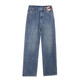 Baumwollgemachtes Samt verdickte schlankende Retro-Hochtüle gerade Jeans für Frauen im Herbst und Winter neue Freizeithosen für Weitbein für Frauen vielseitig schwarz [684-1 Samt hohe Qualität 37,5] S 85-95jin [Jin gleich 0,5 kg]