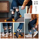 Fujimotoi Socks Men's Mid-calf Socks with Ear-Lifting Long Casual All-Season Socks for Sports Autumn and Winter Ear-Lifting Mid-calf Socks Men's Mid-calf Ear-Lifting Socks Random 1 Pair One-size-fits-all