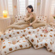 Yalu Bean Velvet Quilt Core Single and Double Spring and Autumn Quilt Thickened Warm Winter Quilt Student Dormitory Bedding Universal for All Seasons Doudou - Cute Bear [3D Soothing Bean Velvet] 150x200cm Spring and Autumn Quilt [About 3Jin [Jin equals 0.5kg]]