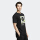 Adidas Neo Men's Vêtements Nouveaux vêtements de sport d'été tricus tricot rond Round Couper Comfort HC9712 Black S
