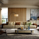 Leichte Luxusleder-Sofa Wohnzimmer 2024 Neues minimalistisch funktionelles Sofa Elektrisches Rückenlehre Luxushaus High-End-Anpassung Ecke 4.39m Modul 1421 S-Level Full Leder funktionales Sofa Titanium Schwarz