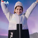 Fila Fila Children's Clothing Children's 2023 Winter Mid-Winter Big Children's Girls Woven Jacket Down Jacket Warm Suit Cool Purple-PU 165