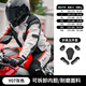
GHOST RACING Motorcycle Cycling Clothing Set Four Seasons Universal Men's Windproof Breathable Anti-fall Motorcycle Clothing Jacket Motorcycle Racing Clothing Light Gray Top M