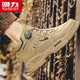 Warrior Men's Boots Casual Martin Boots Outdoor Workwear High Top Boots Men F838M Khaki 41