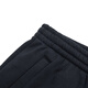 Hongxing Erke (ERKE) straight men's pants 2025 autumn new style knitted sports pants windproof thickened loose trousers fitness running pants men's black XL 175 (weight 135-150Jin Jin equals 0.5 kg)