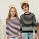 Hengyuanxiang cardigan pur garçon rond cou tirage pulvérisé pulltrait de taille moyenne pour enfants chauds chouchis pour bébé de base de bébé en noir et blanc 160